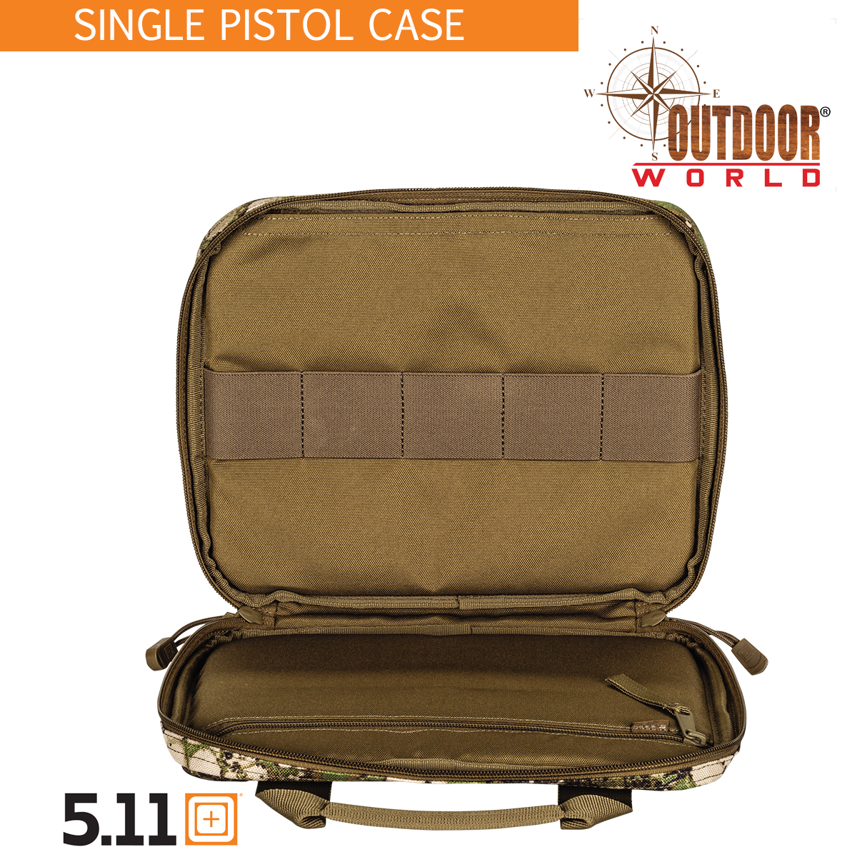 5.11 Tactical #58724G7 GEO7® SINGLE PISTOL CASE