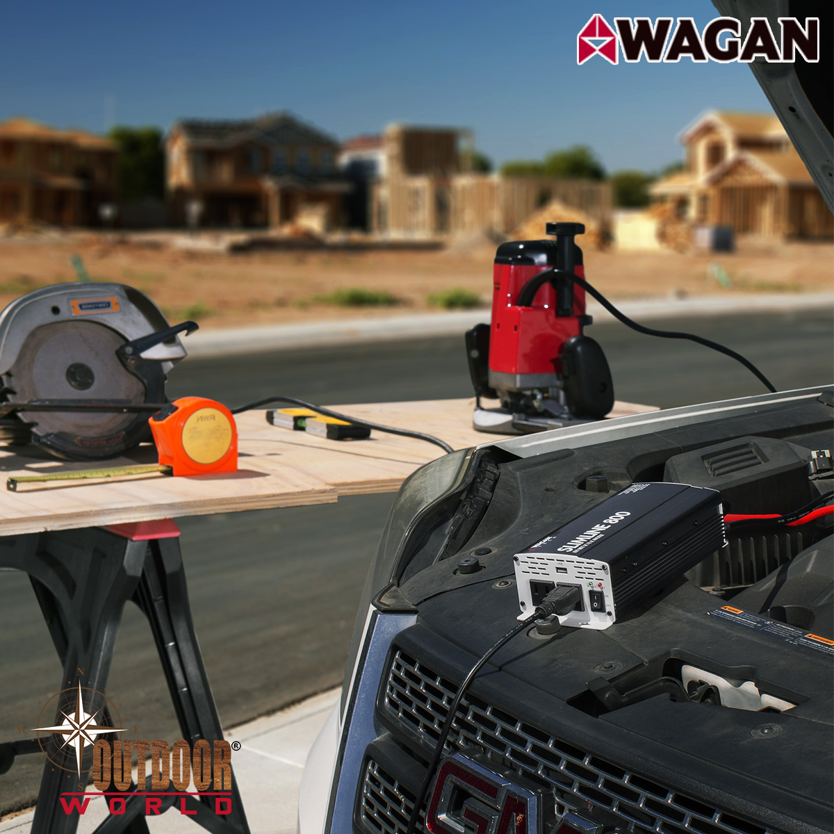 #3718 SlimLine AC Inverter 800 Watt (MSW)