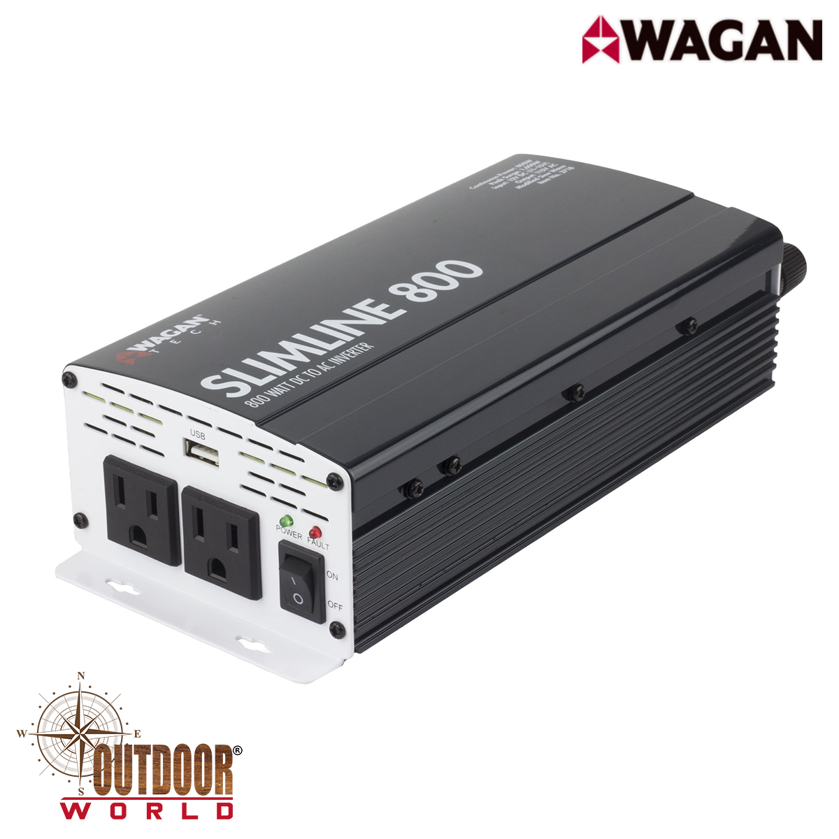 #3718 SlimLine AC Inverter 800 Watt (MSW)