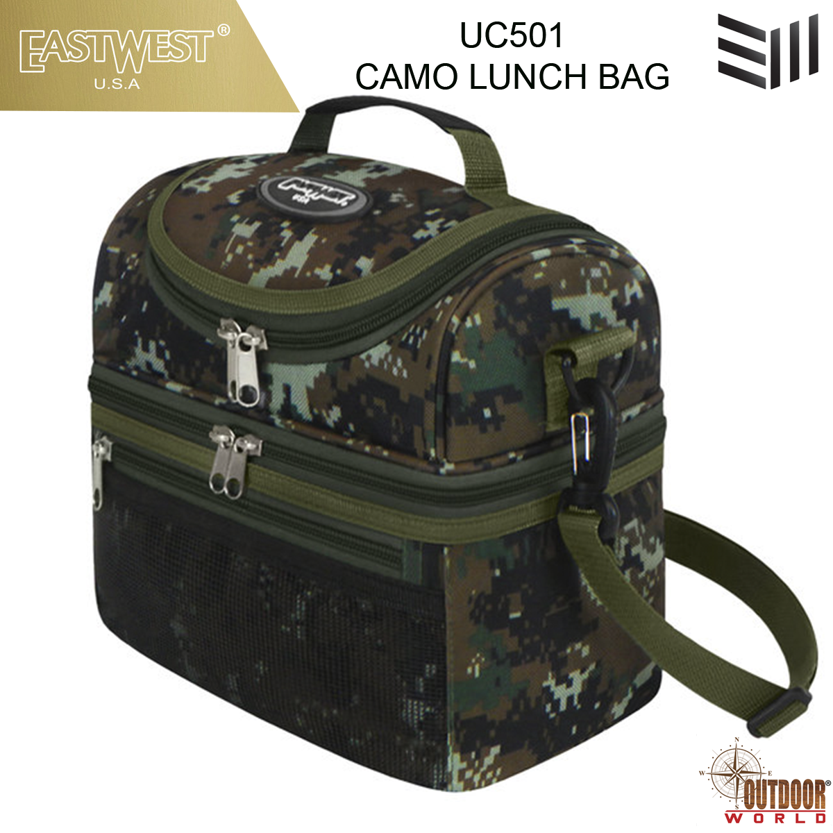 UC501  CAMO LUNCH BAG