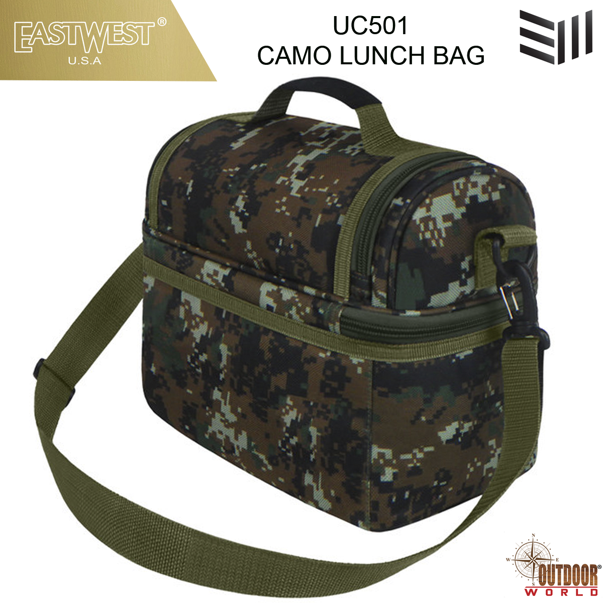UC501  CAMO LUNCH BAG
