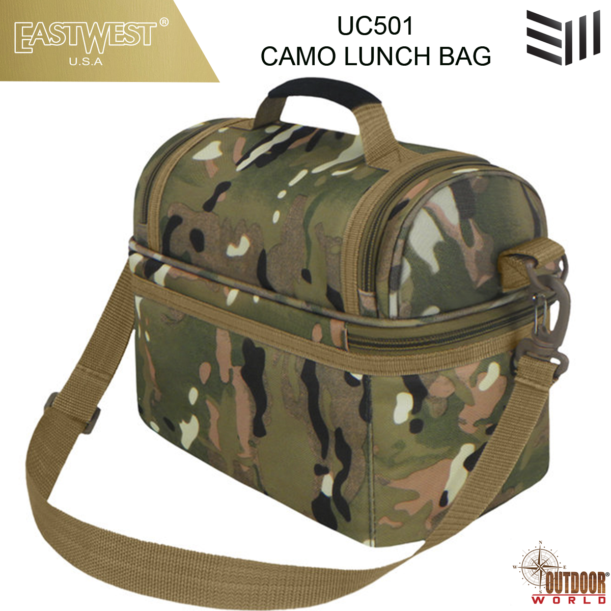 UC501  CAMO LUNCH BAG