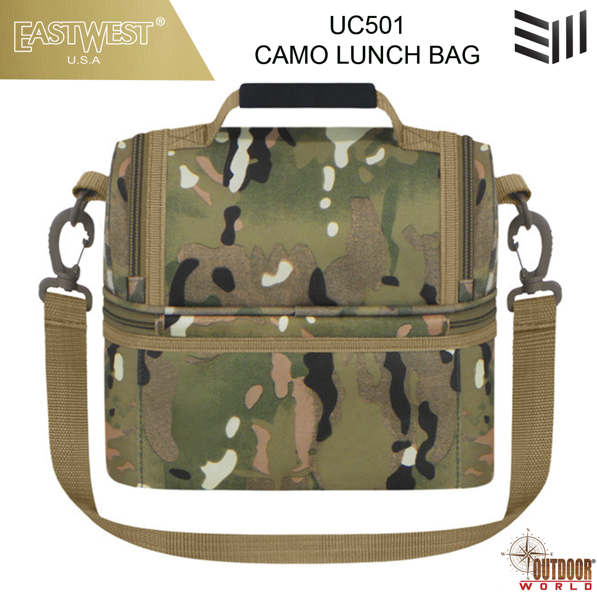 UC501  CAMO LUNCH BAG