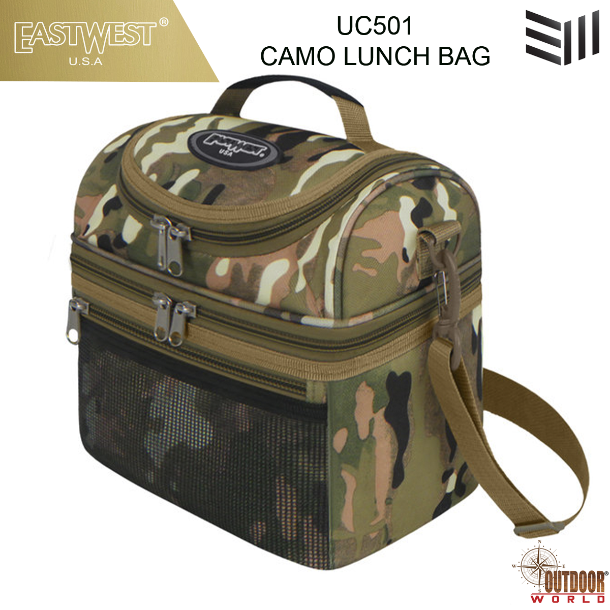 UC501  CAMO LUNCH BAG