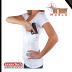 4012-BLK-2X / WOMENS CONCEALED CARRY SCOOP NECK TEE