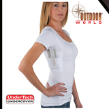 4012-BLK-2X / WOMENS CONCEALED CARRY SCOOP NECK TEE