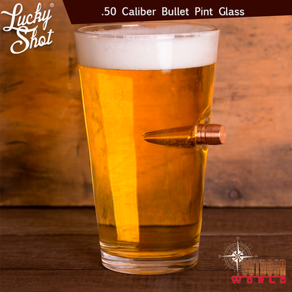 LSBPG-50 / Bullet Pint Glass - .50 Cal BMG