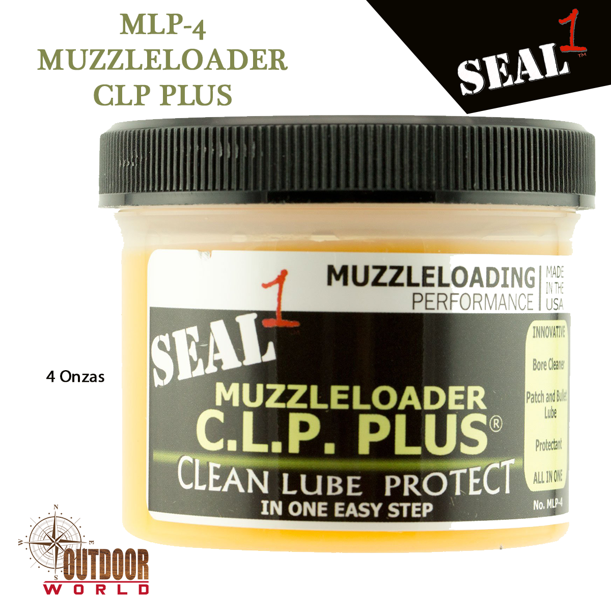 MLP-4 MUZZLELOADER CLP PLUS 4OZ