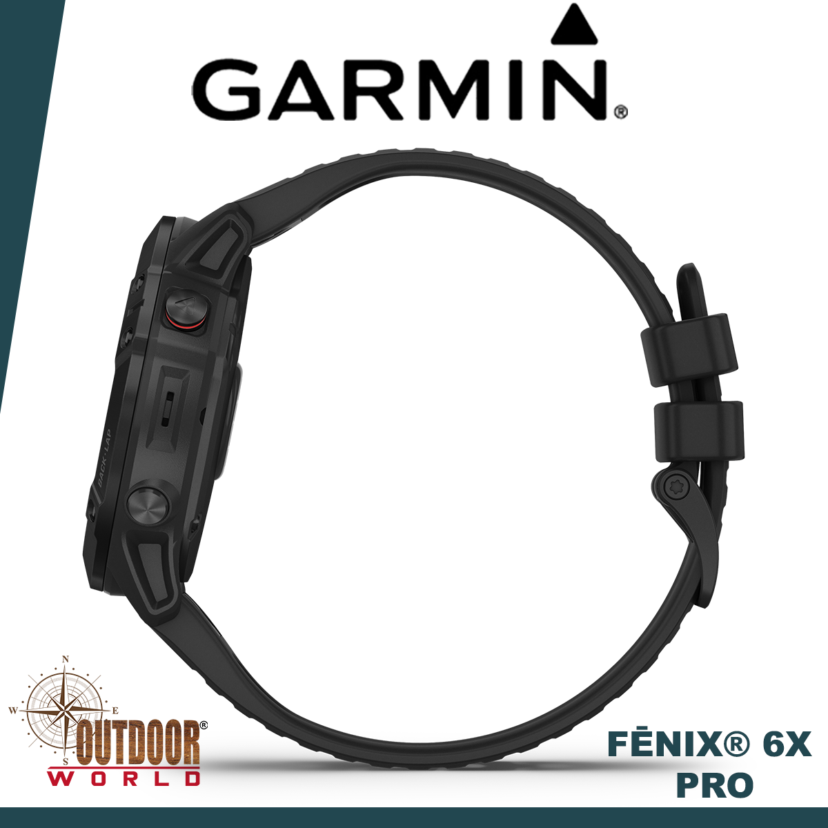Fēnix® 6X Pro, Black with Black Band 010-02157-00
