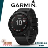 Fēnix® 6X Pro, Black with Black Band 010-02157-00