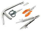 Accessory Kit, with Hook Out, Braid Scissors, Multi-tool, Clippers and Pliers