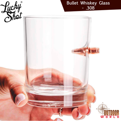 LSBWG-308 / Bullet Whiskey Glass - .308