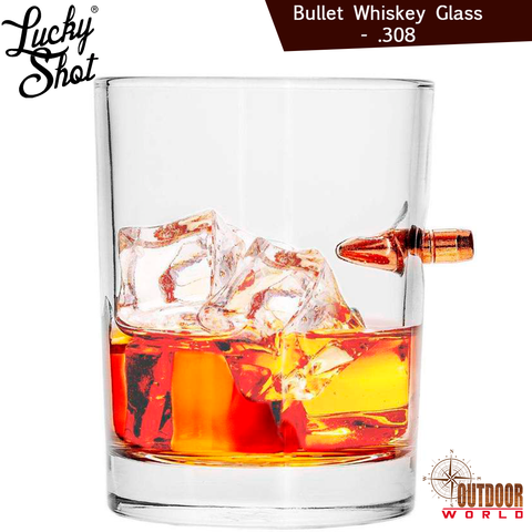 LSBWG-308 / Bullet Whiskey Glass - .308